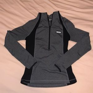 PINK fitted half-zip